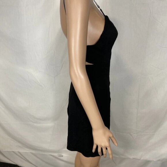 NEW DOLCE & GABBANA Vintage Bustier Back Strap Mini Dress Size M / IT 42 | Black - Picture 4 of 10